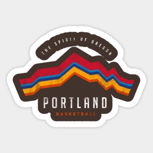 Portland Trail Blazers Oregon Earned edition uniform basketball fan gift Sticker